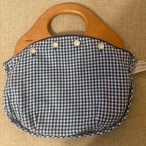 Vintage Bermuda Bag Reversible Wooden Handle